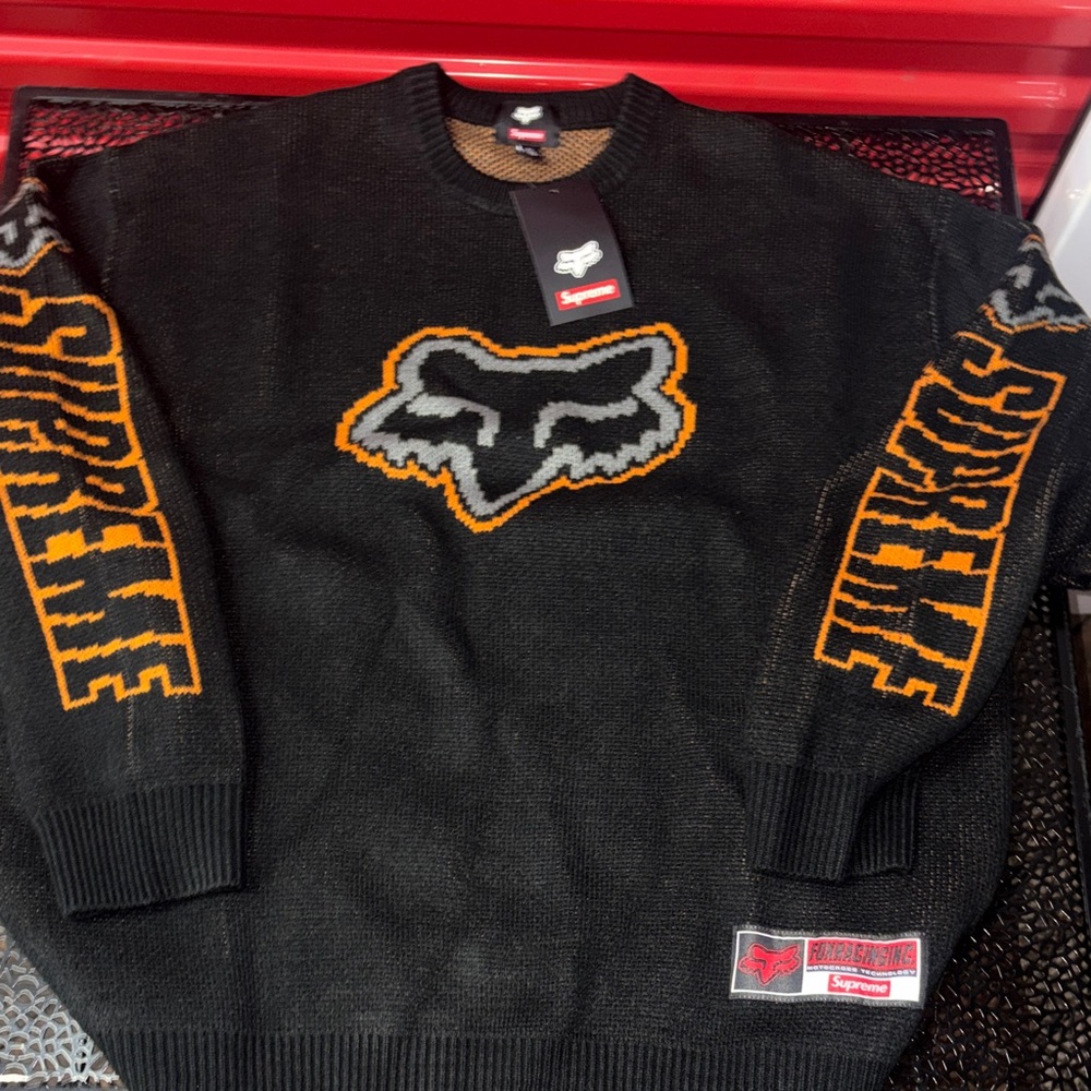 Sale Supreme fox racing sweater size extra large brand new with tags in bag